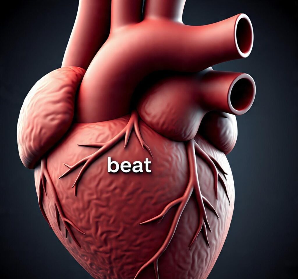 Heart 1 fun facts about the human body - heart beating 100000 times a day